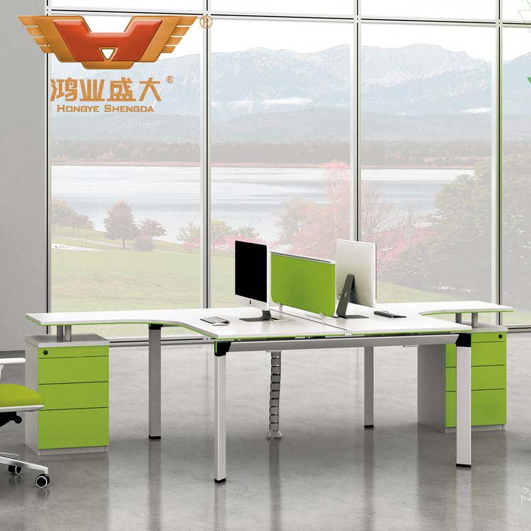 雙人組合辦公桌 清新簡約辦公桌 H50-0201