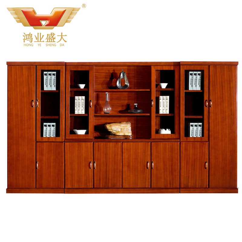 實木豪華文件柜 泰柚木書柜HY-C3708