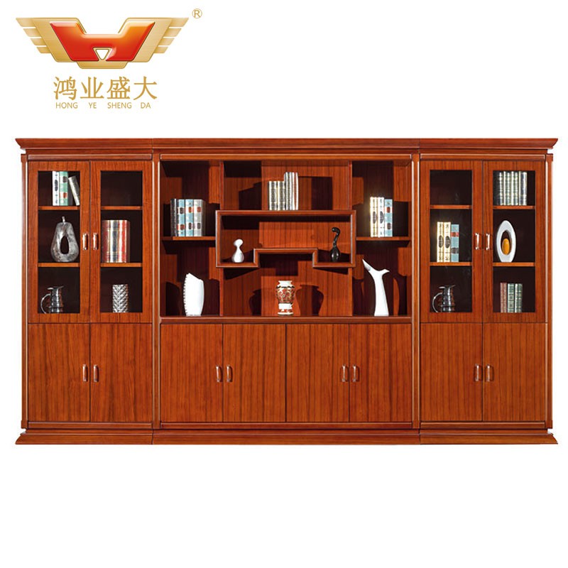 高檔實木文件柜 八門豪華文件柜HY-6938