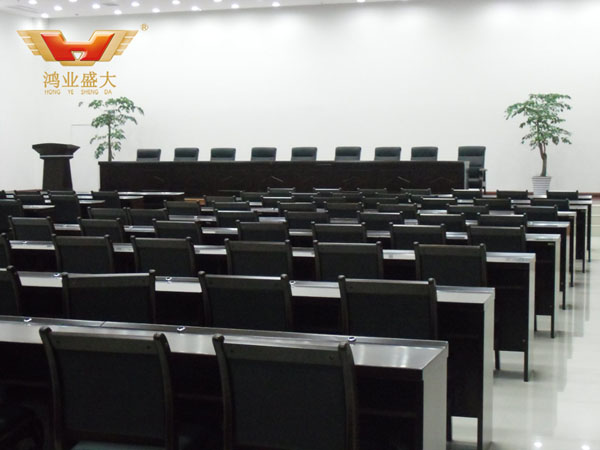 會議大廳辦公家具 湘投金天鈦金屬公司會議室配套方案