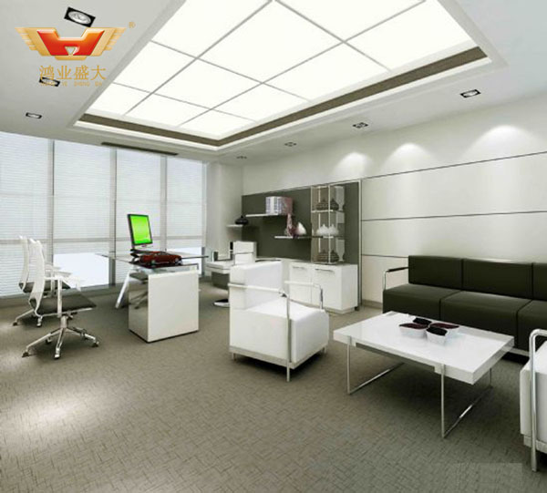 員工區辦公家具 陽江長城汽車4S店員工區配套方案