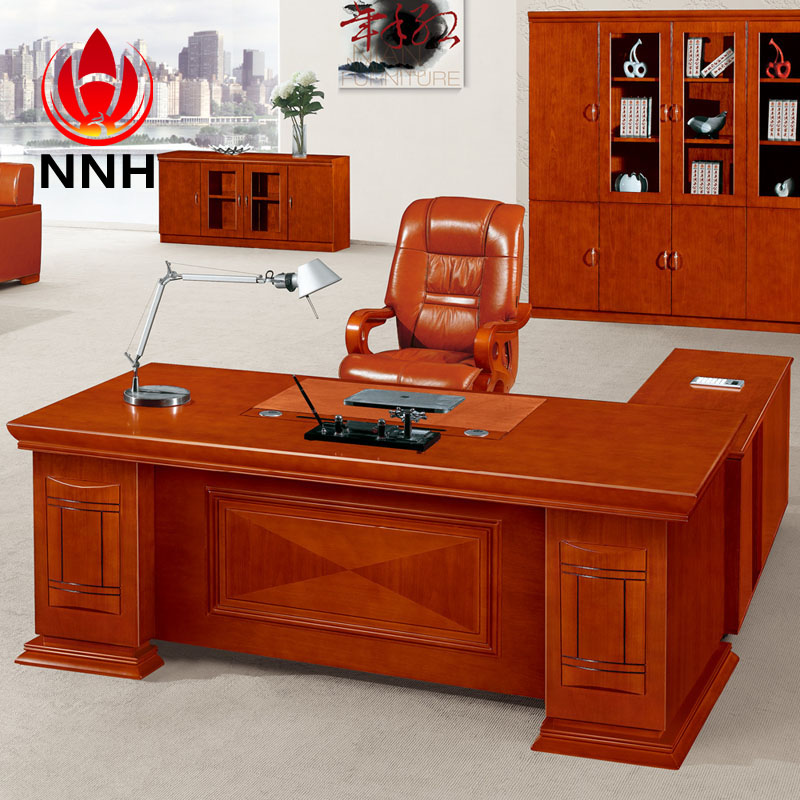 辦公桌 簡約實(shí)木老板辦公桌 經(jīng)理室辦公家私NNH-KO3-24