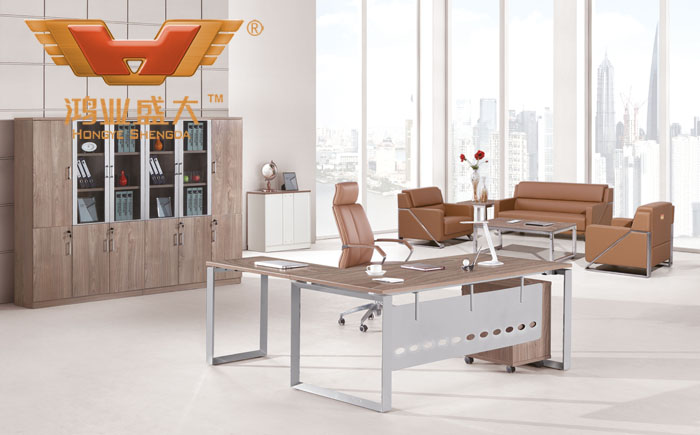 板式辦公桌班臺 簡約時尚板式辦公臺 環保時尚班桌HY-BT17