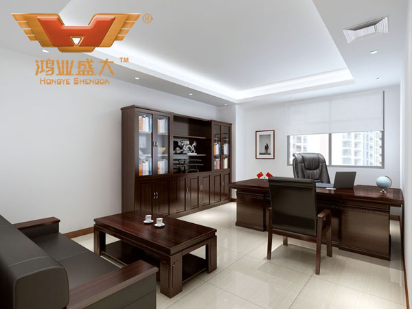 鴻業設計師根據要點2,為客戶設計的3D總經理辦公室家具擺放效果圖解決方案 鴻業設計師根據要點2,為客戶設計的3D總經理辦公室家具擺放效果圖解決方案