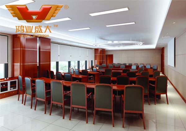 鴻業(yè)設計師根據(jù)要點2,為客戶設計的3D會議室家具擺放效果圖解決方案 鴻業(yè)設計師根據(jù)要點2,為客戶設計的3D會議室家具擺放效果圖解決方案