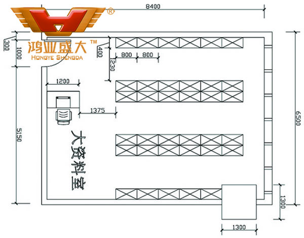 鴻業(yè)設(shè)計師根據(jù)客戶提供尺寸,設(shè)計資料檔案室家具CAD平面圖 鴻業(yè)設(shè)計師根據(jù)客戶提供尺寸,設(shè)計資料檔案室家具CAD平面圖