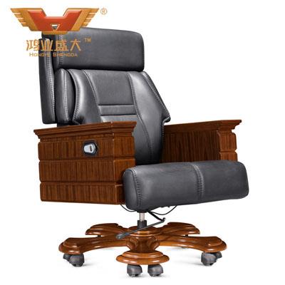 實木辦公用椅 總經理辦公轉椅A071