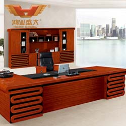 泰柚木實木辦公桌 總裁臺  HY-D鴻業18號