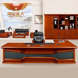 泰柚木實木辦公桌 總裁臺  HY-D鴻業8號