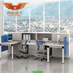 現代簡約職員桌 二人職員桌定制 H50-0217