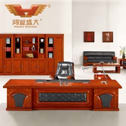 紅棕色總裁臺(tái) 總裁臺(tái)批發(fā)HY-D3836