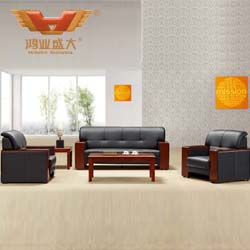 辦公沙發皮質 辦公沙發制造HY-S831