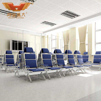 醫院藍色系輸液椅