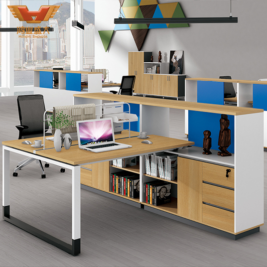 廣東簡約辦公家具 組合職員辦公桌現代H90-0212