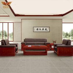 真皮組合辦公沙發直銷 HT-SJN6615