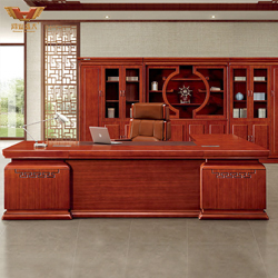 組合總裁大班臺 大班臺定制 HY-D總裁臺鴻業20號