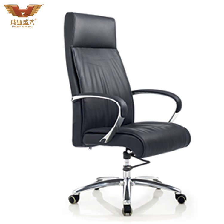 廣東廠家批發中式真皮大班椅HY-9164